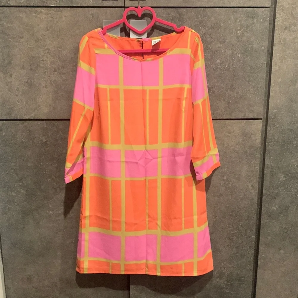 Vero Moda Pop colored chequered dress - Picture 1 of 5